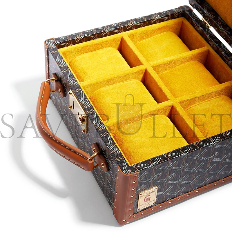 GOYARD JOUX 6 WATCH CASE JOUXMMT06TY01CL03O (22*20*12cm) GOYARD JOUX 6 WATCH CASE JOUXMMT06TY01CL03O (22*20*12cm)
